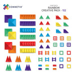 Connetix Connetix Tiles - Magnetická Stavebnice Duhová XL 102 ks