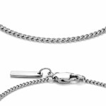 Pánský náramek Mario - chirurgická ocel, Stříbrná 20 cm + 2 cm (prodloužení)