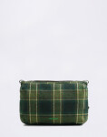 Topologie Bottle Sacoche Large Green Check Check Wool