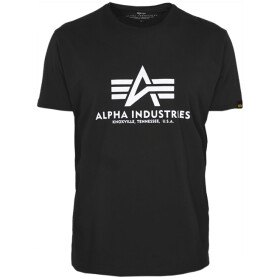 Alpha Industries Tričko Basic T-Shirt černé XXL