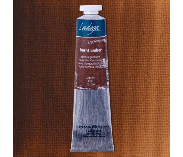 Nevskaya Palitra 1204408 Ladoga oil 46 ml umbra pálená 408
