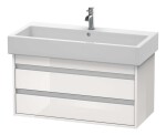 DURAVIT - Ketho Umyvadlová skříňka 48x95x44 cm, 2 zásuvky, lesklá bílá KT663802222