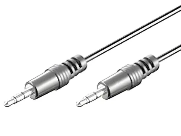 MediaRange / Audio kabel Jack 3,5 mm / 1 m / černý (MRCS140)