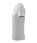Heavy New tričko unisex světle šedý melír XL