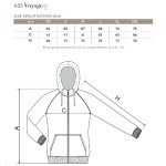 Mikina Voyage 451 dámská s dlouhým zipem a kapucí