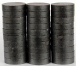 Magnety kulaté 20mm/30ks - šedé