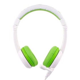 BuddyPhones School - zelená / Dětská sluchátka s mikrofonem / 3.5 mm jack / 1.4 m (BP-SCHOOLP-GREEN)