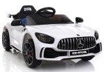 Mamido Dětské elektrické autíčko Mercedes GTR bílé