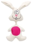 TRIXIE Králík se zvukem smetanový 29 cm / Hračka pro psy / Polyester (G14-35869)
