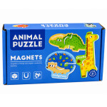 Mamido Magnetické puzzle zvířata 30 dílků