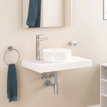GROHE - Start Edge Umyvadlová baterie s výpustí Push-Open, chrom 23777001