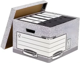 Fellowes Bankers Box System FastFold 01810-FFEU / Archivační krabice / FSC / Velká / Rychlé sestavení (01810-FFEU)