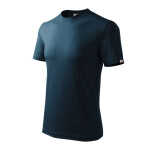 Základní unisex tričko (tmavě modré (štítek značky)) m