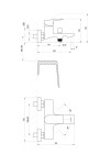 RAVAK - Plan Vanová baterie, kartáčovaný grafit X070654