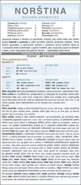 NORŠTINA souhrn gramatiky, Klára Winklerová