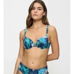 Dámská plavková podprsenka Summer Fleur WP - Triumph tmavá kombinace tyrkysové (M025) 042B