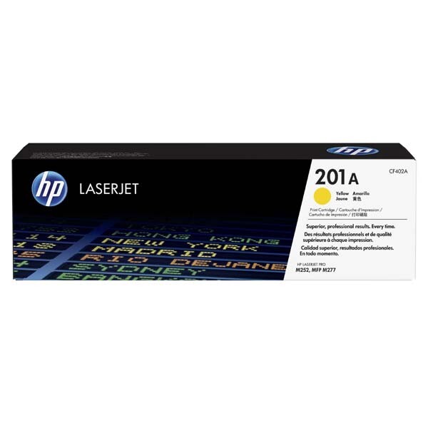 Hewlett-Packard HP CF402A, žlutý (HP 201A) - originální toner