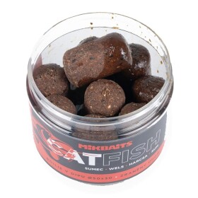 Mikbaits Boilie v dipu Catfish sumec Játra Halibut 500ml - 50x30mm,Mikbaits Boilie v dipu Catfish sumec Játra Halibut 500ml - 50x30mm