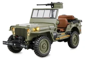 AMEWI RC auto Jeep Willys MB Scale Crawler zelená