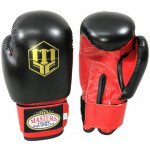 Boxerské rukavice MASTERS - RPU-2A 01152-0302 černá/červená + 6 uncí