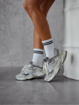 Milena ponožky 0200-184 Two Stripes 37-41 bílá 37-41