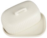 Ib Laursen Máslenka Mynte Butter Cream, krémová barva, keramika