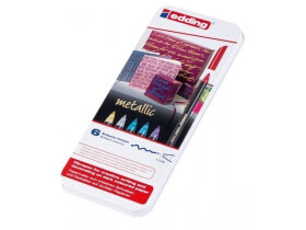 Edding 1200 Fixy - sada 6 ks v kovové krabičce