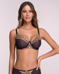 Podprsenka Semi Soft Ava 2194 Black Panther Maxi Bra černý panter 85H