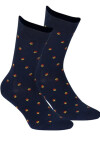 Vzorované pánské ponožky PERFECT MAN-CASUAL černá 42-44