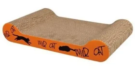 TRIXIE Škrabadlo pro kočky Wild Cat oranžová / Kartonové / 41 x 7 x 24 cm (TX-48000)