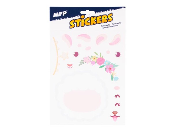 Samolepky vytvoř si obličej - králíček Samolepky vytvoř si obličej - králíček