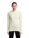 Dámské merino triko s dlouhým rukávem, 1/2 zip ICEBREAKER Wmns 300 MerinoFinePolar LS Half Zip, Undyed velikost: L
