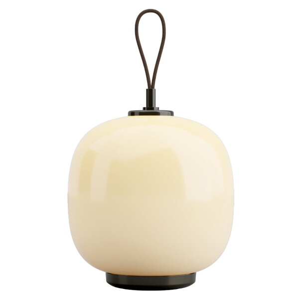 Louis Poulsen Přenosná stmívatelná lampa VL 45 Radiohus / Glossy Pale Yellow Glass, žlutá barva, kov, plast