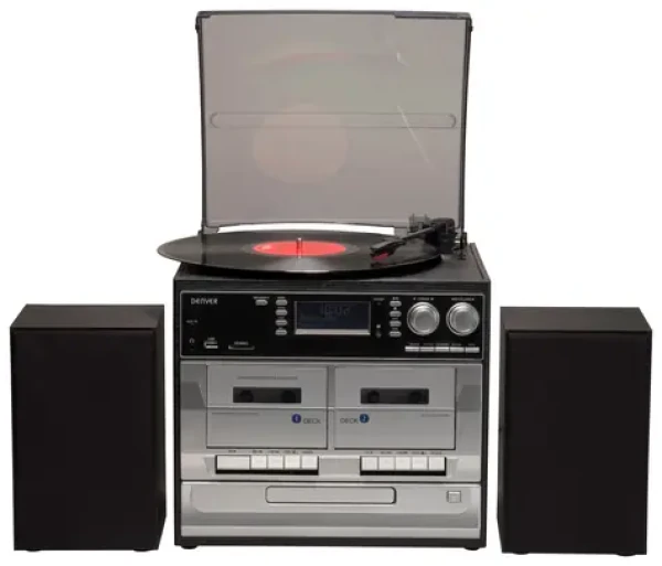Denver MRD-166 / Hudební minisystém / gramofon CD kazetový přehrávač / FM / DAB (dmrd166)