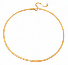 ELENYS Seline – pozlacený náhrdelník 18K žluté zlato Délka: 38+5 cm / max. 43 cm