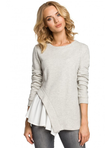 Dámská halenka M333 Světle šedá - MOE světle šedá 44/2XL