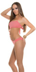 Sexy monokiny s výstřihem 18145 - In Stylefashion růžová S