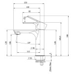 SAPHO - Koupelnový set CIRASA 81, bílá lesk KSET-030