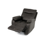 TV a relaxační křeslo s elektrickým ovládáním, potah coffee látka v dekoru vintage, 1 motor 240V