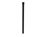 Erga Paris, stropní vzpěra pro sprchové zástěny o tloušťce skla 6(8)mm, délka 62cm, černá matná, ERG-V02-PARIS-BAR62-BK