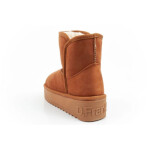 D.Franklin dámské sněhule zimní módní kožešinové zateplené boty hnědé dámské 38