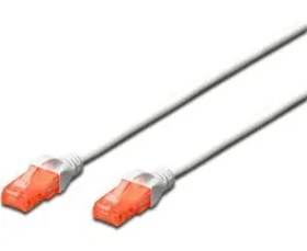 Digitus CAT 6 U/UTP patch kabel bílá / Patch kabel / RJ45 / 10 m / AWG 26/7 / 250 MHz / LSZH (DK-1617-100/WH)