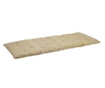 MADAM STOLTZ Prošívaná matrace Caramel 70 × 180 cm, hnědá barva, textil