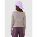 Dívčí úzký hladký rukáv s dlouhým rukávem 4F 4FJRSS25TLONF505-83S 128