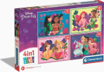 Puzzle Disney princezny 4v1 (12+16+20+24 dílků)