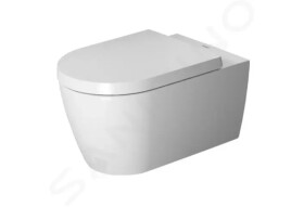 DURAVIT - ME by Starck Závěsné WC se sedátkem SoftClose, Rimless, s WonderGliss, bílá 45290900A11