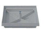MIDAS Poklop -volitelný povrch, PP, DN 400 x 400 mm, zatížení do 1,5t