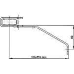 MUNK Günzburger Steigtechnik 41598 Sada pro dodatečnou montáž clip step R 13 pro plošinový žebřík s 11 stupni rychlosti