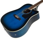 Ibanez PF15ECE Transparent Blue Sunburst