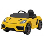 Mamido Elektrické autíčko Porsche Spyder RS 718 žluté